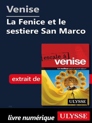 cover image of Venise--La Fenice et le sestiere San Marco